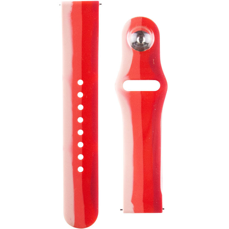 Силиконовый ремешок Rainbow для Smart Watch 20mm на картинке №1