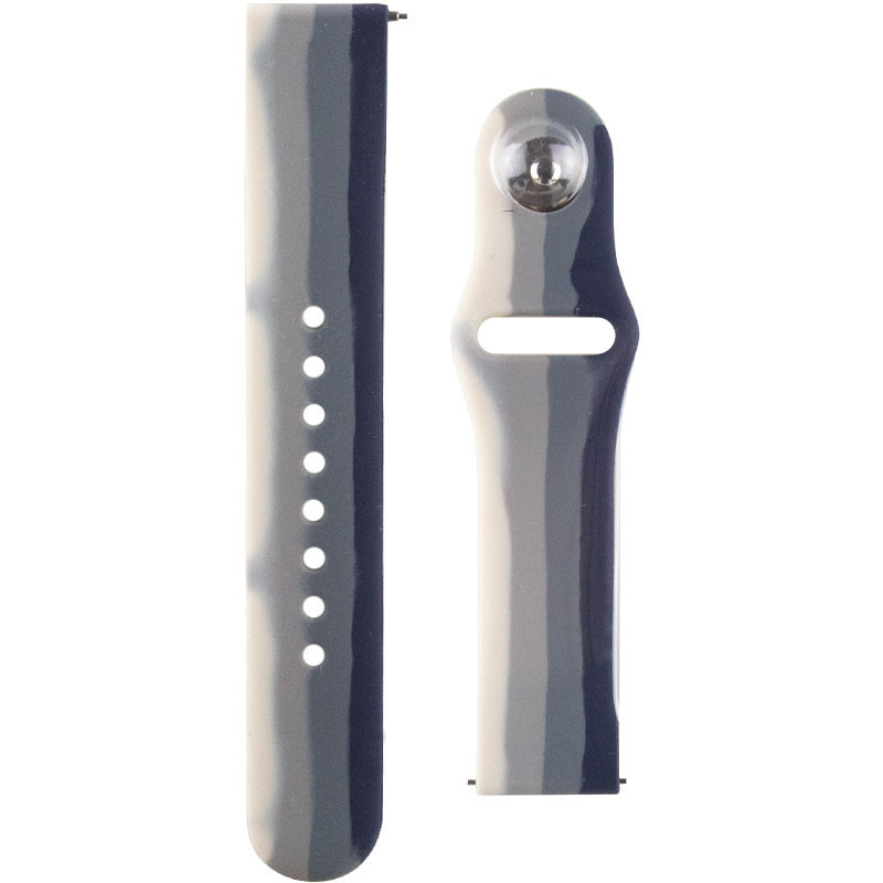 Силиконовый ремешок Rainbow для Smart Watch 20mm на картинке №1