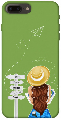 Чехол itsPrint Travel girl для Apple iPhone 7 plus / 8 plus (5.5")