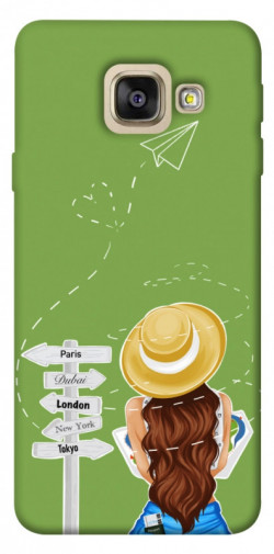 Чехол itsPrint Travel girl для Samsung A520 Galaxy A5 (2017)