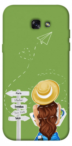 Чохол itsPrint Travel girl для Samsung A720 Galaxy A7 (2017)