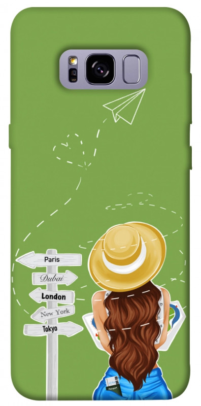 Чехол itsPrint Travel girl для Samsung G955 Galaxy S8 Plus, lifestyle, купить оптом с доставкой