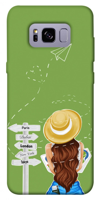 Чехол itsPrint Travel girl для Samsung G955 Galaxy S8 Plus, lifestyle, купить оптом с доставкой