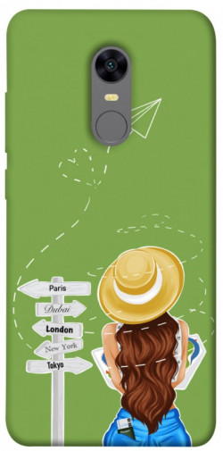 Чехол itsPrint Travel girl для Xiaomi Redmi 5 Plus / Redmi Note 5 (Single Camera)