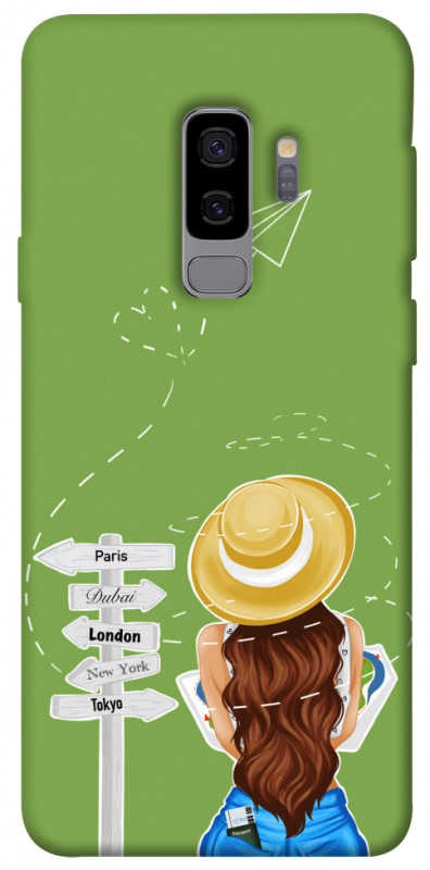 Чехол itsPrint Travel girl для Samsung Galaxy S9+, lifestyle, купить оптом с доставкой