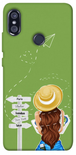 Чехол itsPrint Travel girl для Xiaomi Redmi Note 5 Pro / Note 5 (AI Dual Camera)