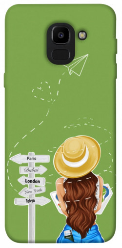 Чехол itsPrint Travel girl для Samsung J600F Galaxy J6 (2018)