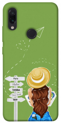 Чехол itsPrint Travel girl для Xiaomi Redmi Note 7 / Note 7 Pro / Note 7s