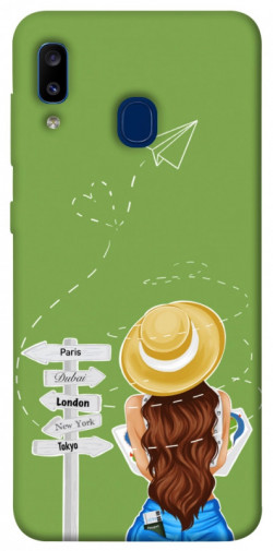 Чехол itsPrint Travel girl для Samsung Galaxy A20 / A30