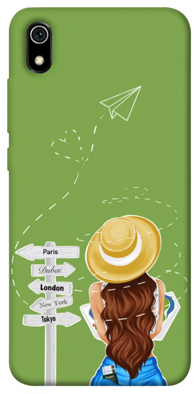 Чехол itsPrint Travel girl для Xiaomi Redmi 7A, lifestyle, купить оптом с доставкой