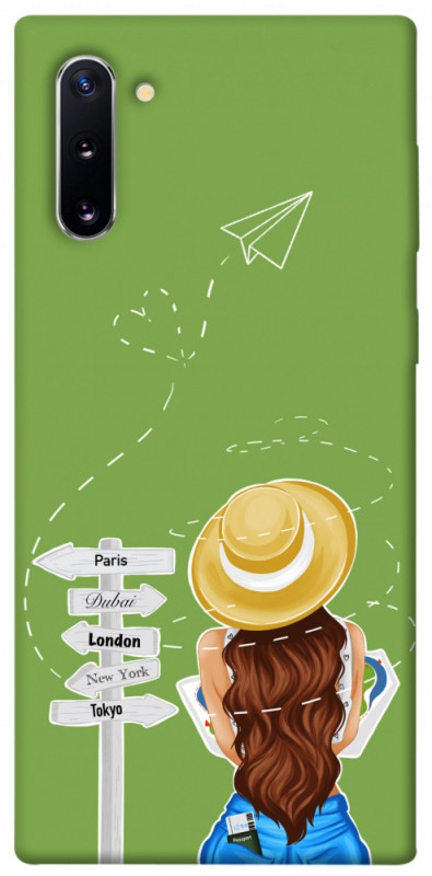 Чехол itsPrint Travel girl для Samsung Galaxy Note 10, lifestyle, купить оптом с доставкой
