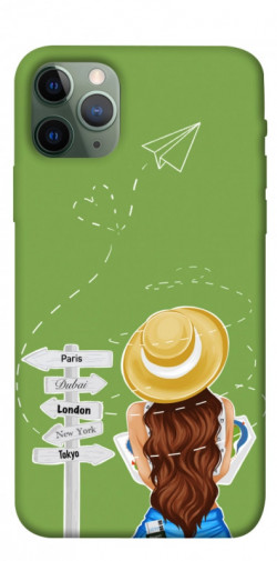 Чехол itsPrint Travel girl для Apple iPhone 11 Pro (5.8")