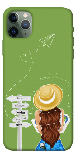 Чохол itsPrint Travel girl для Apple iPhone 11 Pro Max (6.5")