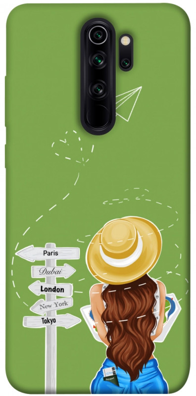 Чехол itsPrint Travel girl для Xiaomi Redmi Note 8 Pro, lifestyle, купить оптом с доставкой