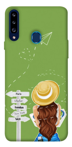 Чехол itsPrint Travel girl для Samsung Galaxy A20s