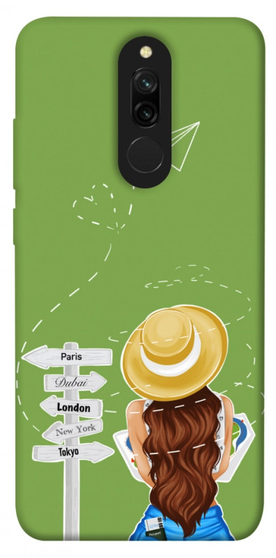 Чехол itsPrint Travel girl для Xiaomi Redmi 8, lifestyle, купить оптом с доставкой