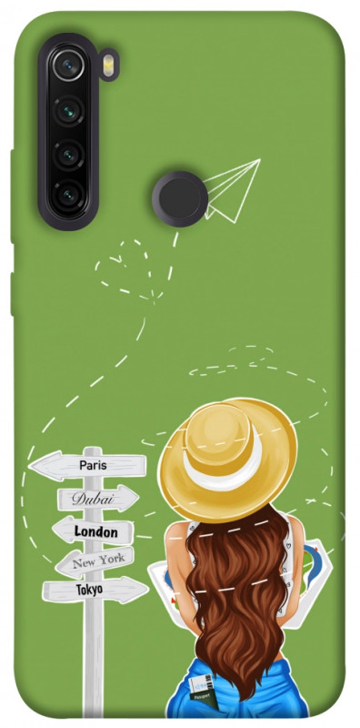 Чехол itsPrint Travel girl для Xiaomi Redmi Note 8T, lifestyle, купить оптом с доставкой