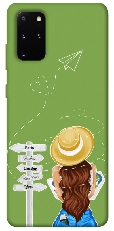Чехол itsPrint Travel girl для Samsung Galaxy S20+, lifestyle, купить оптом с доставкой