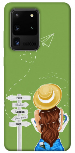 Чохол itsPrint Travel girl для Samsung Galaxy S20 Ultra
