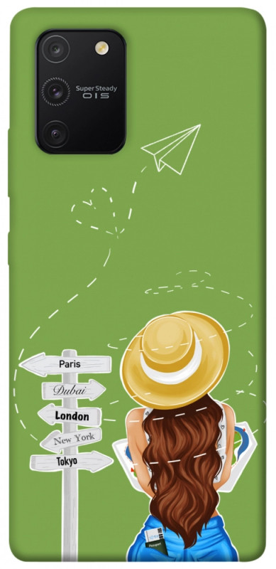 Чехол itsPrint Travel girl для Samsung Galaxy S10 Lite, lifestyle, купить оптом с доставкой
