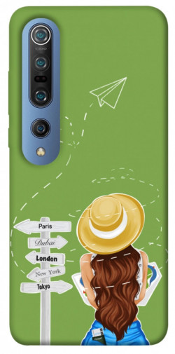 Чехол itsPrint Travel girl для Xiaomi Mi 10 / Mi 10 Pro