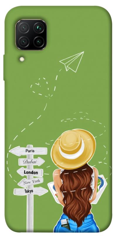 Чехол itsPrint Travel girl для Huawei P40 Lite, lifestyle, купить оптом с доставкой