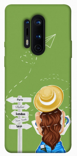 Чехол itsPrint Travel girl для OnePlus 8 Pro