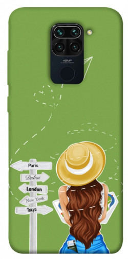 Чехол itsPrint Travel girl для Xiaomi Redmi Note 9 / Redmi 10X