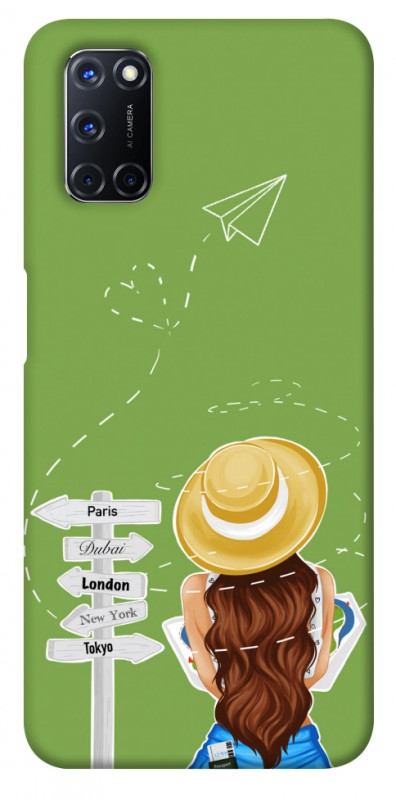 Чехол itsPrint Travel girl для Oppo A52 / A72 / A92, lifestyle, купить оптом с доставкой