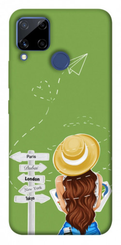 Чехол itsPrint Travel girl для Realme C15