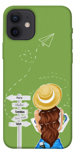 Чохол itsPrint Travel girl для Apple iPhone 12 Pro (6.1")