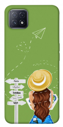Чохол itsPrint Travel girl для Oppo A73