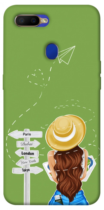 Чехол itsPrint Travel girl для Oppo A5s / Oppo A12, lifestyle, купить оптом с доставкой