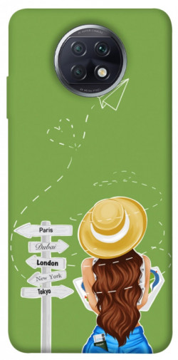 Чехол itsPrint Travel girl для Xiaomi Redmi Note 9 5G / Note 9T