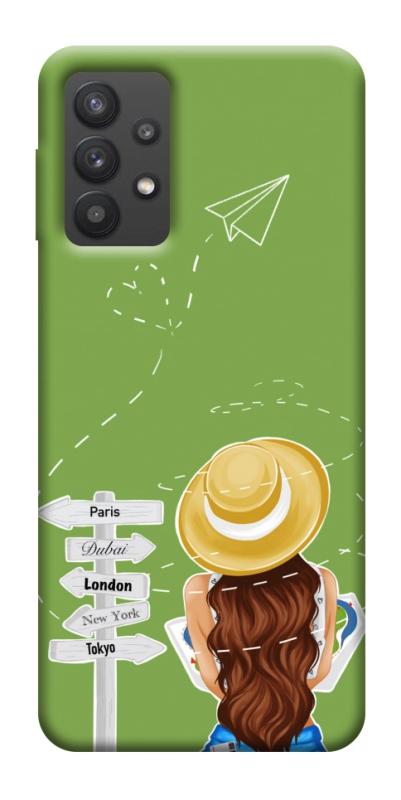 Чехол itsPrint Travel girl для Samsung Galaxy A32 (A326B) 5G, lifestyle, купить оптом с доставкой