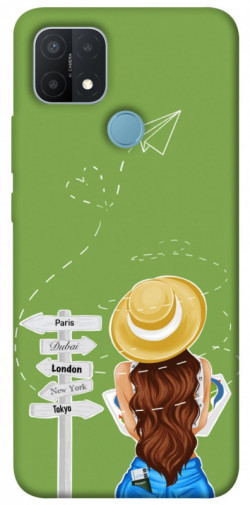 Чехол itsPrint Travel girl для Oppo A15s / A15