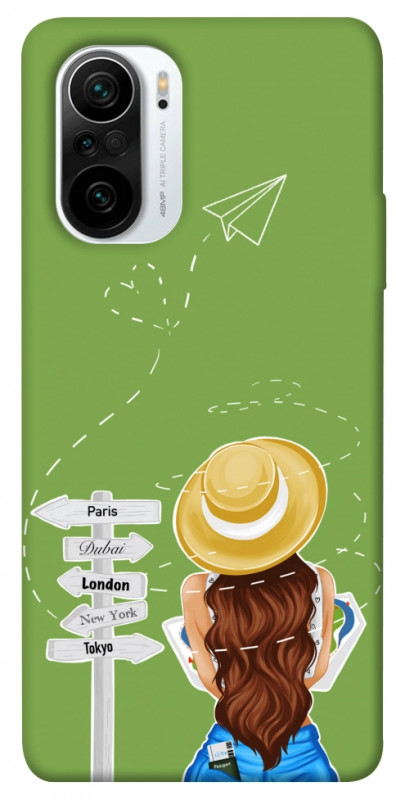 Чехол itsPrint Travel girl для Xiaomi Redmi K40 / K40 Pro / K40 Pro+ / Poco F3, lifestyle, купить оптом с доставкой