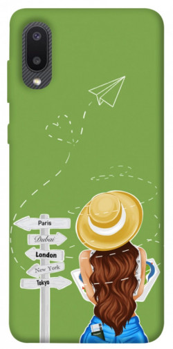 Чехол itsPrint Travel girl для Samsung Galaxy A02