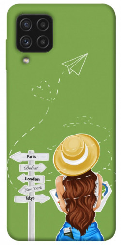 Чохол itsPrint Travel girl для Samsung Galaxy A22 4G