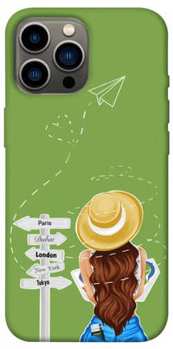 Чохол itsPrint Travel girl для Apple iPhone 13 Pro Max (6.7")