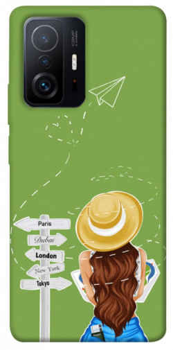 Чехол itsPrint Travel girl для Xiaomi 11T / 11T Pro