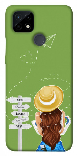 Чехол itsPrint Travel girl для Realme C21