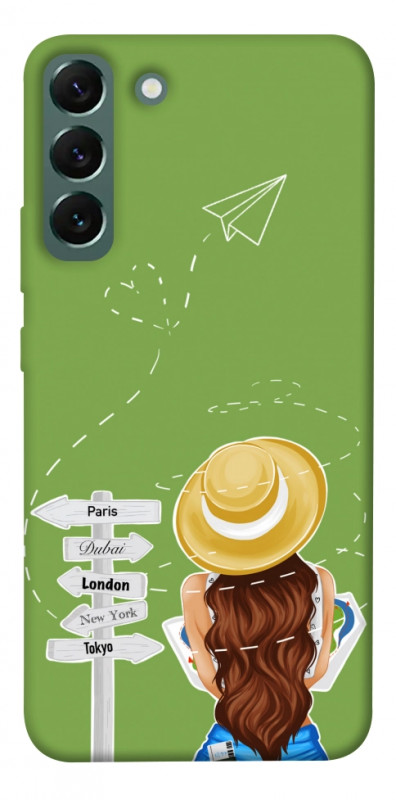 Чехол itsPrint Travel girl для Samsung Galaxy S22+, lifestyle, купить оптом с доставкой