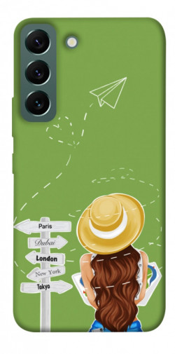 Чехол itsPrint Travel girl для Samsung Galaxy S22