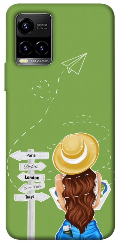 Чехол itsPrint Travel girl для Vivo Y21 / Y33s, lifestyle, купить оптом с доставкой