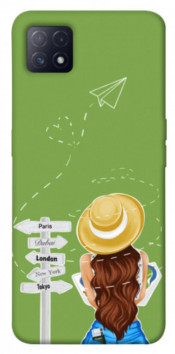 Чехол itsPrint Travel girl для Oppo A72 5G / A73 5G