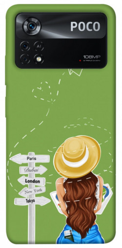 Чехол itsPrint Travel girl для Xiaomi Poco X4 Pro 5G