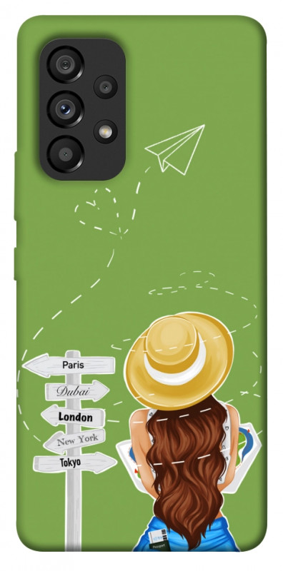 Чехол itsPrint Travel girl для Samsung Galaxy A53 5G, lifestyle, купить оптом с доставкой