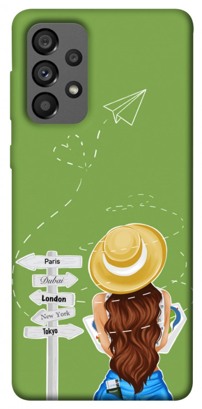 Чехол itsPrint Travel girl для Samsung Galaxy A73 5G, lifestyle, купить оптом с доставкой