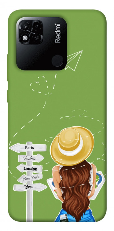 Чехол itsPrint Travel girl для Xiaomi Redmi 10A, lifestyle, купить оптом с доставкой